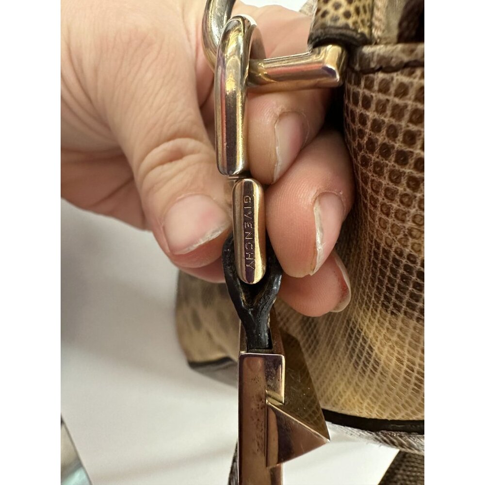 Authentic Retired Givenchy Lizard Handle Antigona… - image 4